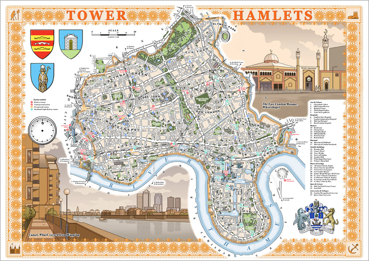 tower of london map